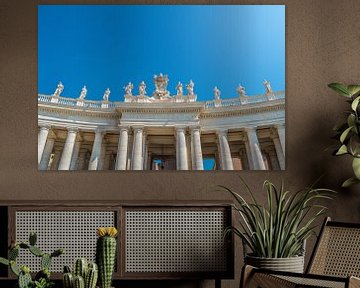 Doric Columns of St. Peter's Square in the Vatican by Castro Sanderson