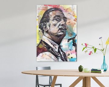 Salvador Dali painting by Jos Hoppenbrouwers