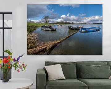 Roeibootjes in meertje von Moetwil en van Dijk - Fotografie