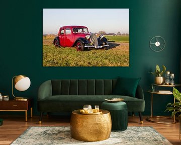Citroen Traction Avant in natuur by Anna H Span