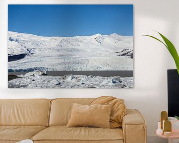 Glacier Fjallsárlón et lac glaciaire, Islande