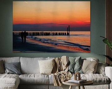Romantic sunset by Die Farbenfluesterin