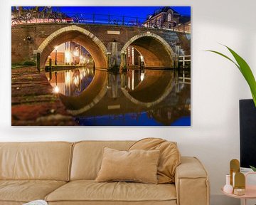 Vollersbrug over de Oudegacht Utrecht van Arthur Puls Photography