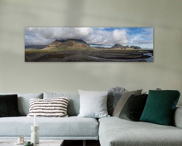 Panorama South Iceland van Hans Kool