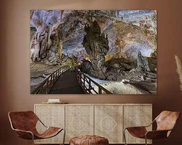 Stalagmite in der Paradies-Höhle - Phong-Nha, Vietnam