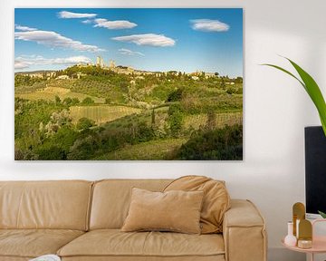 San Gimignano in Tuscany van Michael Valjak