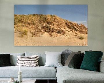 Dunes and clear blue sky