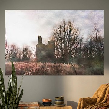 House Merwede Dordrecht watercolor style