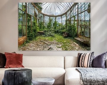 Abandoned garden room in Belgium