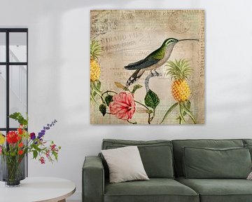 Vintage Hummingbird by Andrea Haase