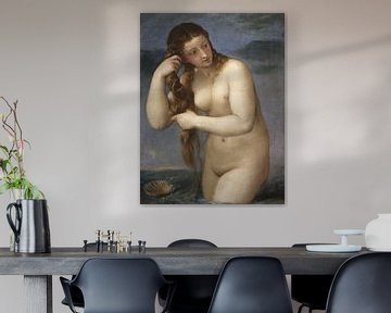 Venus opstijgend uit de zee, Titian