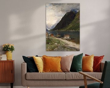 Fjorden landschap, Georg Anton Rasmussen