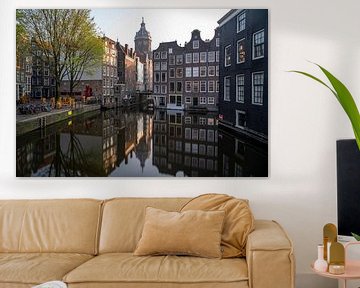 Amsterdam - Canalhouses and St Nicolaaschurch by Thea.Photo