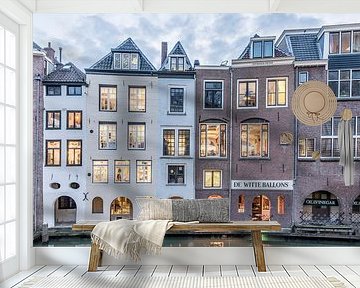 Houses along the Oudegracht by De Utrechtse Internet Courant (DUIC)