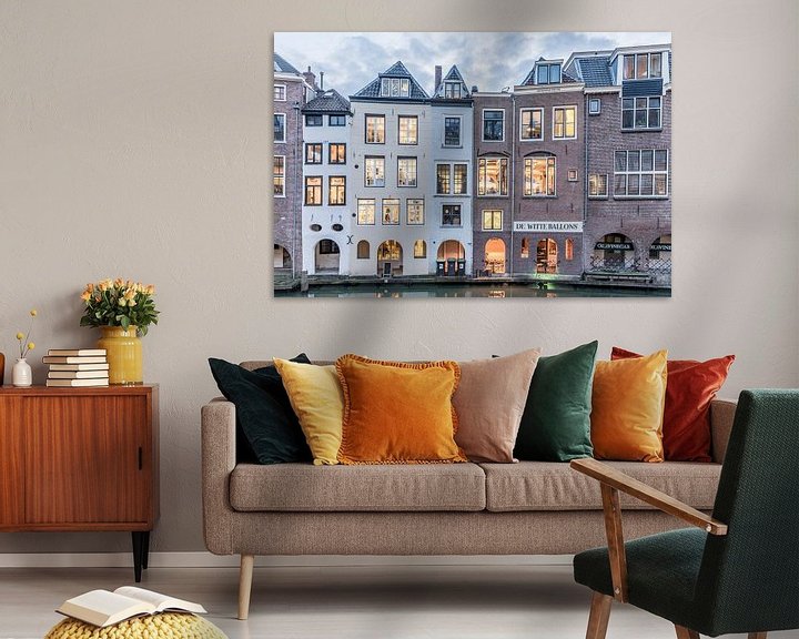 Impression: Huizen langs de Oudegracht sur De Utrechtse Internet Courant (DUIC)
