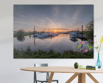 Boten in mooie haven von Moetwil en van Dijk - Fotografie