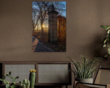 Toegangspoort Notenlaan Landgoed Marienwaerdt sur Moetwil en van Dijk - Fotografie