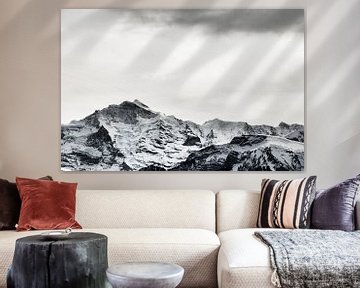 Montagnes noires et blanches en Suisse sur Felix Brönnimann