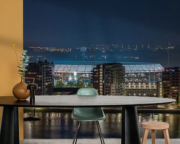 Feijenoord Stadium "De Kuip" Aerial photo in Rotterdam by MS Fotografie | Marc van der Stelt