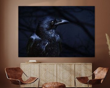 Raven in the dark forest van Elianne van Turennout