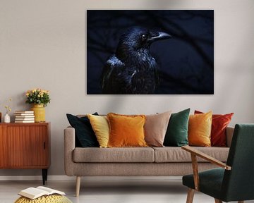 Raven in the dark forest von Elianne van Turennout