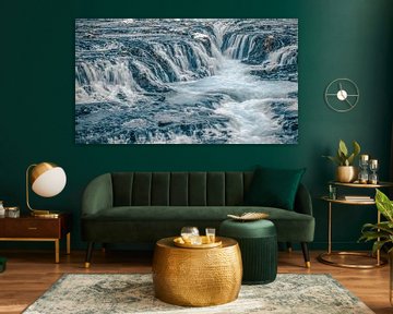 Bruarfoss Wasserfall - Island von Gerald Emming