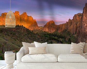 Sunrise at Smith Rock State Park, Oregon by Henk Meijer Photography