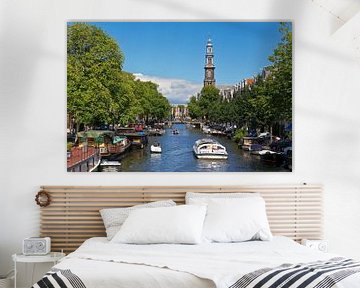 Prinsengracht en Westerkerk Amsterdam