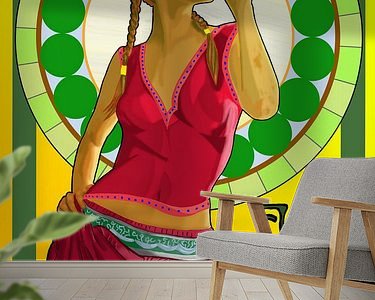 Example of the artwork in a room