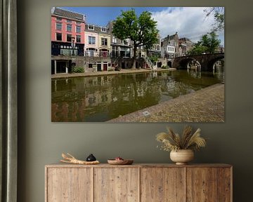 Oudegracht mit Geertebrug in Utrecht von In Utrecht