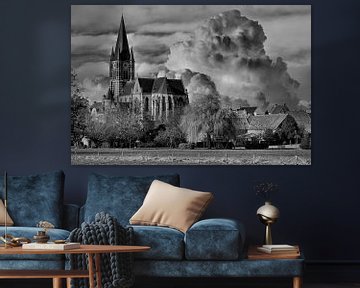 Black/White,Church, Thorn, Limburg,The Netherlands