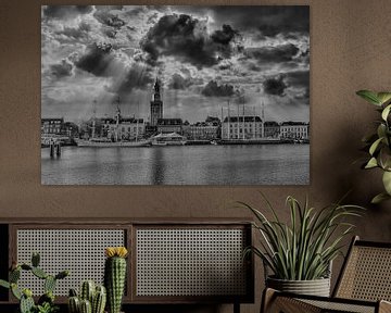 Black and White,Clouds, Light, Kampen, The Netherlands