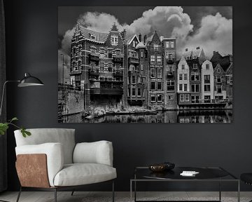 Black/White, Delfshaven, Rotterdam, The netherlands von Maarten Kost