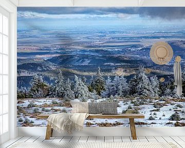 Harz - Uitzicht vanaf de Brocken van Sabine Wagner