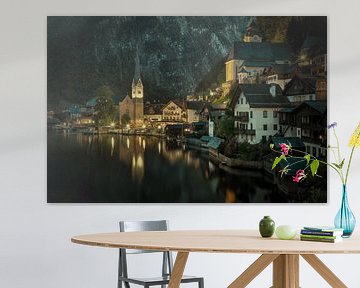 Hallstatt bei Nacht von Sabine Wagner