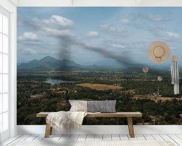 Bergachtig landschap in Sri Lanka van Ian Schepers