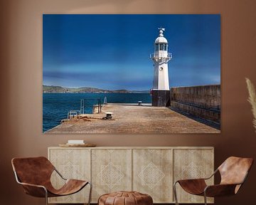 Lighthouse in Mavagissey by Sabine Wagner