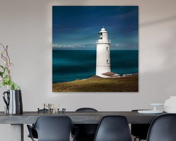 Vuurtoren Trevose Head in Cornwall van Sabine Wagner