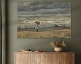Zeegezicht bij Scheveningen, Vincent van Gogh op canvas, behang, poster en  meer