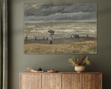Zeegezicht bij Scheveningen, Vincent van Gogh