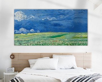 Weizenfeld unter Gewitterwolken, Vincent van Gogh