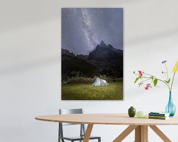 Sternenhimmel am Bergsee von Robin Berndt