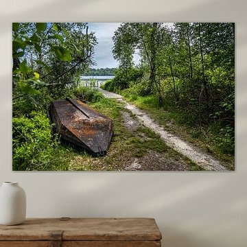 Old boat Kolkven Oisterwijk by Carin IJpelaar