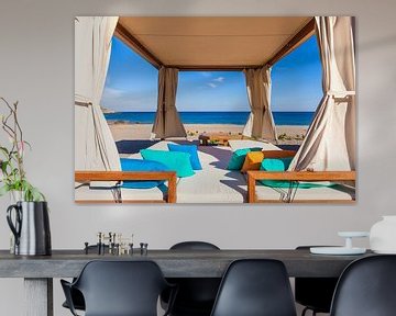 Lounge op het eiland Rhodos van Werner Dieterich