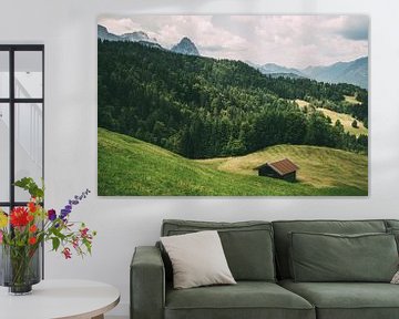 Deutsche Alpenlandschaft von Patrycja Polechonska