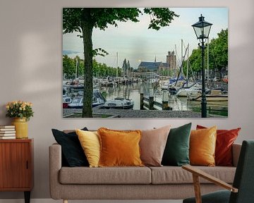 Dordrecht am Nieuwe Haven von Dirk van Egmond