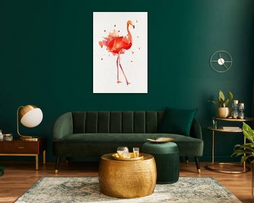 Flamingo van Poster Art Shop