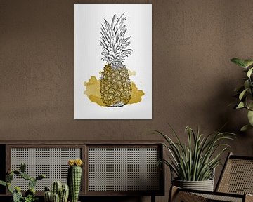 Ananas van Poster Art Shop