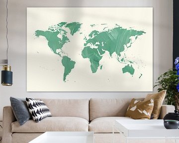 Weltkarte von Felix Brönnimann