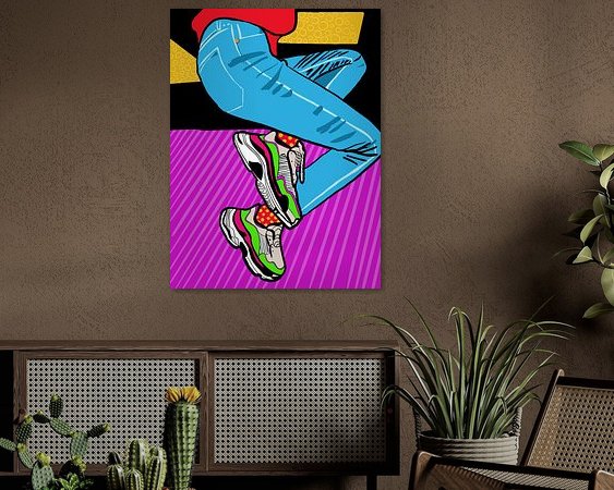 Example of the artwork in a room